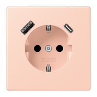 SCHUKO socket with USB charger LC32112 - JUNG (pavadinimas tikslinamas)