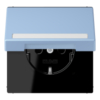 SCHUKO socket, with hinged lid, with ins - JUNG (pavadinimas tikslinamas)