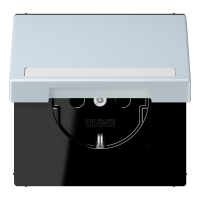 SCHUKO socket, with hinged lid, with ins - JUNG (pavadinimas tikslinamas)