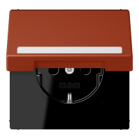 SCHUKO socket, with hinged lid, with ins - JUNG (pavadinimas tikslinamas)