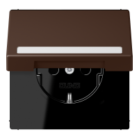 SCHUKO socket, with hinged lid, with ins - JUNG (pavadinimas tikslinamas)