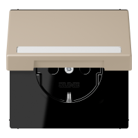 SCHUKO socket, with hinged lid, with ins - JUNG (pavadinimas tikslinamas)
