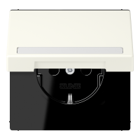 SCHUKO socket, with hinged lid, with ins - JUNG (pavadinimas tikslinamas)