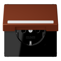 SCHUKO socket, with hinged lid, with ins - JUNG (pavadinimas tikslinamas)
