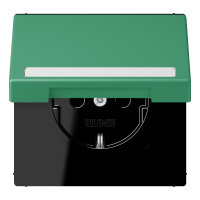 SCHUKO socket, with hinged lid, with ins - JUNG (pavadinimas tikslinamas)