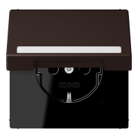 SCHUKO socket, with hinged lid, with ins - JUNG (pavadinimas tikslinamas)