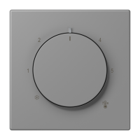 Centre plate with knob room thermostat L - JUNG (pavadinimas tikslinamas)