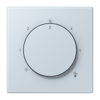Centre plate with knob room thermostat L - JUNG (pavadinimas tikslinamas)
