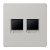 centre plate for MJ f. 2 sockets LC32013 - JUNG (pavadinimas tikslinamas)