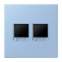 centre plate for MJ f. 2 sockets LC32021 - JUNG (pavadinimas tikslinamas)