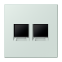 centre plate for MJ f. 2 sockets LC32034 - JUNG (pavadinimas tikslinamas)