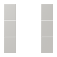 Klavišas trigubam jungikliui gris claire 31 KNX F50 LS - JUNG