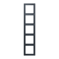 5-gang frame LC4320U - JUNG (pavadinimas tikslinamas)