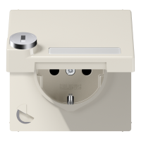 Schuko socket with hinged lid - JUNG (pavadinimas tikslinamas)