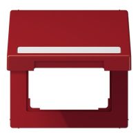 hinged lid with inscription field - JUNG (pavadinimas tikslinamas)