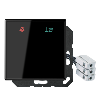 Hotel centre plate glass 24 V, cor. unit - JUNG (pavadinimas tikslinamas)