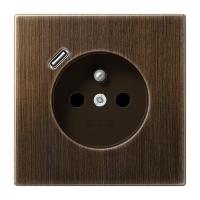 Socket fren/belg with USB type C - JUNG (pavadinimas tikslinamas)