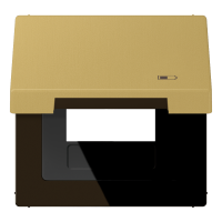 Hinged lid USB with centre plate - JUNG (pavadinimas tikslinamas)