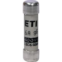 Saugiklis 6A 8x32mm gG 400V AC CH8 cilindrinis - ETI
