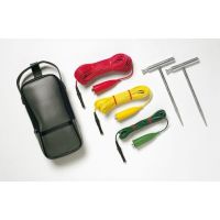 Rinkinys įžeminimo zondai testeriui Fluke 1653 4mm raudonas geltonas ir žalias 1ES165X - FLUKE