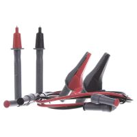Antgaliai testeriui 4mm raudonas ir juodas su krokodilais 16A 600V CAT III 370003 - FLUKE