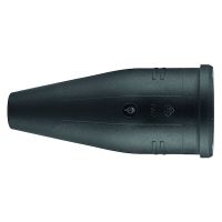 Lizdas a/k SCHUKO 16A 250V AC guminis juodas PKUPP16A - PROTEC