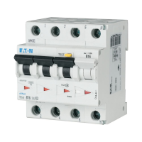 Relė srovės nuotėkio RCBO 4P 10A C 30mA su automatu AC-tipas FRBM6-C10/3N/003 - EATON