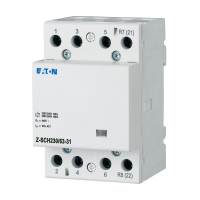 Kontaktorius 4P 63A 230V AC 3no+1nc 3 modulių Z-SCH230/63-31 - EATON