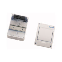 Skydelis v/t 5 modulių IP40 baltos durys BC-O-1/5-TW-ECO - EATON