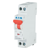 Automatas 1P+N 10A C 6kA 1 modulio PLN6-C10/1N-DE - EATON