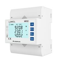 Skaitiklis elektros energijos 3F 5A netiesioginis 2 tarifai MID Modbus 0.2s 4 moduliai NR32 - LUMEL