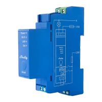 Relė išmanioji 1P 16A 110-240V AC ant DIN bėgelio Shelly Pro 1 - SHELLY
