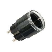 Lizdas kištukinis išmanusis 12A 230V juodas Shelly Plug S MTR Gen3 - SHELLY