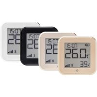 Jutiklis temperatūros ir dėgmės 4xAA/Type-C Wi-Fi/Bluetooth baltas H&T Gen 3 Matte White - SHELLY