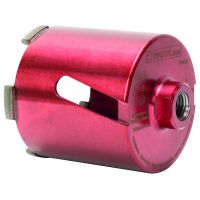 Freza 82mm deimantinė (naudoti be kalimo) be centravimo grąžto lengvam betonui, plytoms PDLGP82 Premium - PROTEC