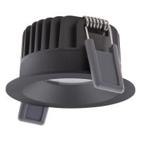 Šviestuvas į/l LED 8W IP65 3000K 680lm D-81mm H-42mm juodos spalvos SPOT FIX - LEDVANCE
