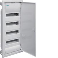 Skydelis p/t 48 modulių IP30 metalinės durys spyruokliniai gnybtai - HAGER