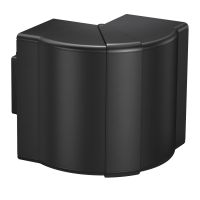 Kampas išorinis 70x130 Rapid 80 be halogenų juodas RAL9005 GK-AH70130SW- OBO BETTERMANN