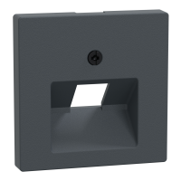 Dangtelis viengubas kompiuteriniam lizdui RJ45 antracito spalvos System M Merten - SCHNEIDER ELECTRIC