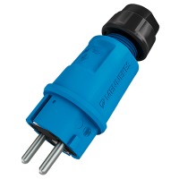 Kištukas SCHUKO a/k 3P 16A 230V IP54 mėlynas - MENNEKES