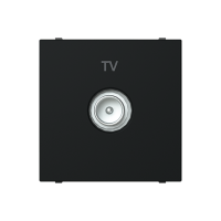 Lizdas p/t TV galinis juodos matinės spalvos 2 modulių N2250.7 NT Zenit S - ABB