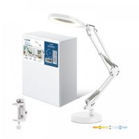 Šviestuvas stalinis LED 10W 3000/4000/6500K 500lm baltos spalvos AURIQ LOUPE - KOBI