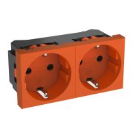 Lizdas p/t dvigubas kanalui Rapid 45 oranžinis STD-D0N ROR2 - OBO BETTERMANN