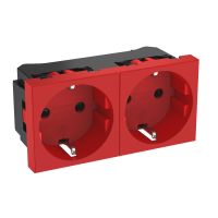 Lizdas p/t dvigubas kanalui Rapid 45 raudonas STD-D0N SRO2 - OBO BETTERMANN