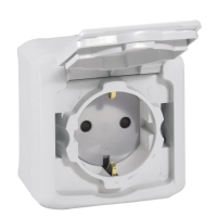 Lizdas v/t IP44 pilkas 16A 250V Forix - LEGRAND
