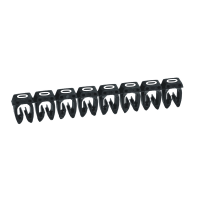 Markiruotė "0" laidui užspaudžiama 0.5-1.5mm2 balta/juoda - LEGRAND
