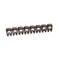 Markiruotė "1" laidui užspaudžiama 0.5-1.5mm2 balta/ruda - LEGRAND