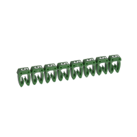 Markiruotė "5" laidui užspaudžiama 0.5-1.5mm2 balta/žalia - LEGRAND