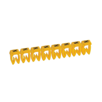 Markiruotė "N" laidui užspaudžiama 0.5-1.5mm2 juoda/geltona - LEGRAND