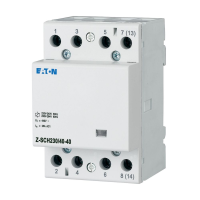 Kontaktorius 4P 40A 230V AC 4no 3 modulių Z-SCH230/40-40 - EATON